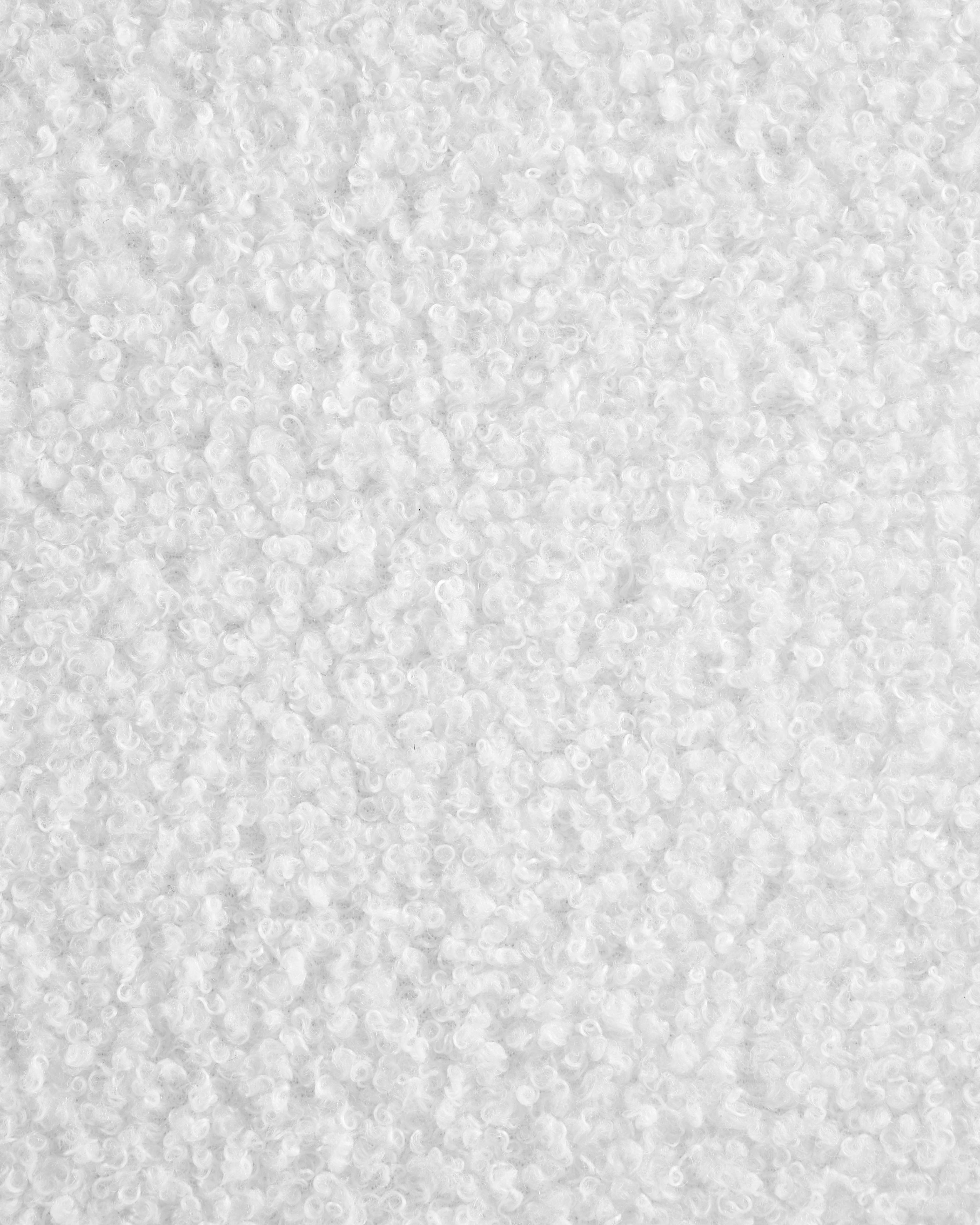 Fauteuil LUNDE Bouclé Wit