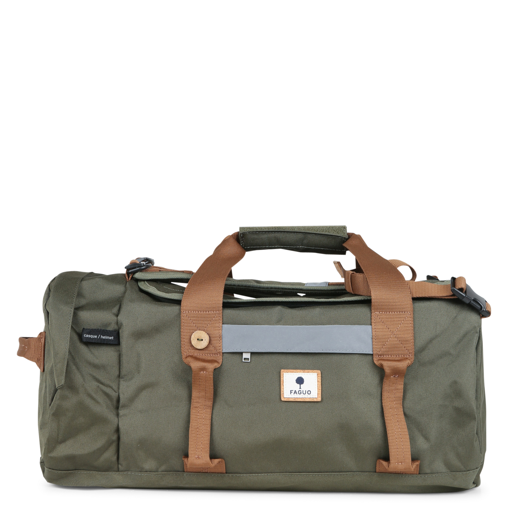 Sac de voyage en fibres recyclées | Kaki