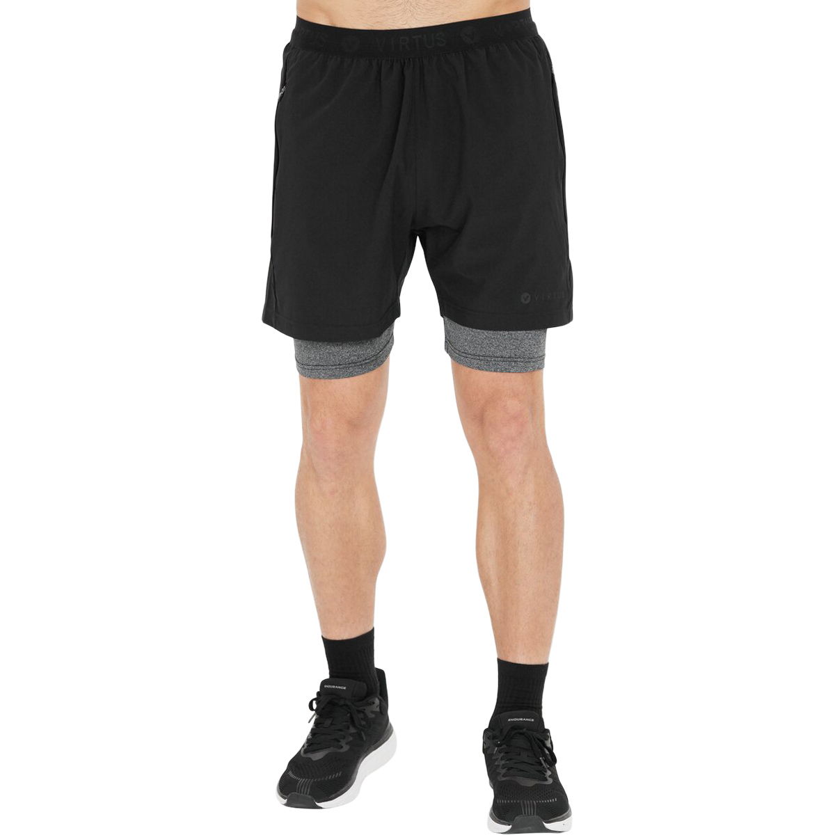 Virtus Dylan 2in1 Stretch Træningsshorts Herre