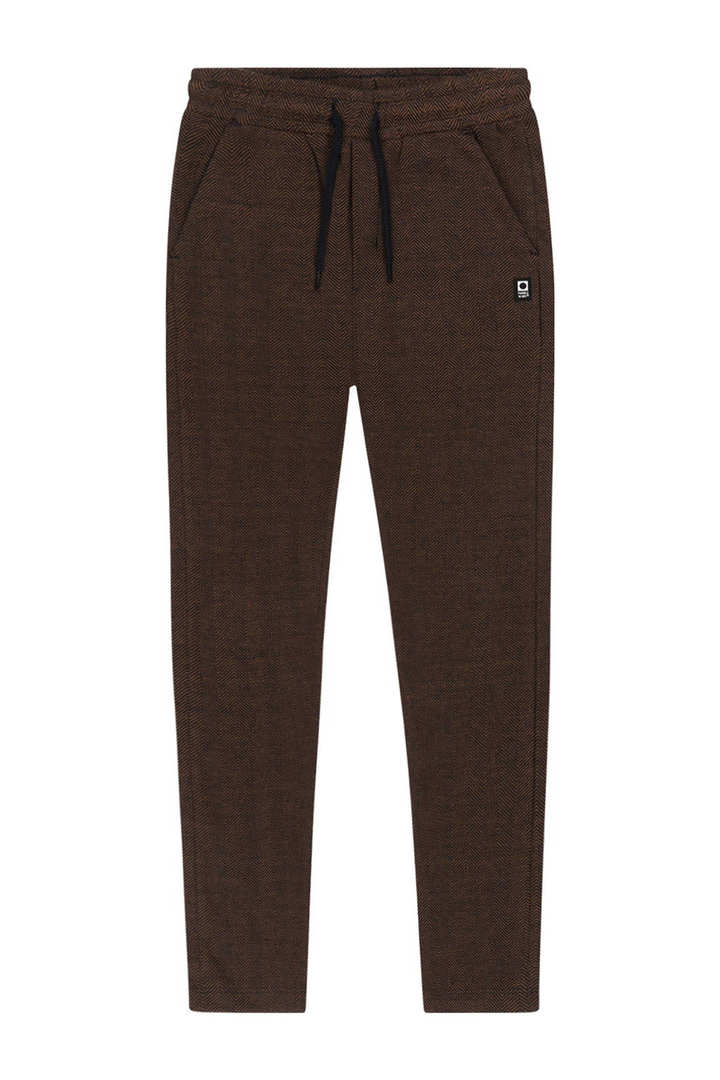 Tumble 'n Dry regular fit broek Mellau bruin/zwart