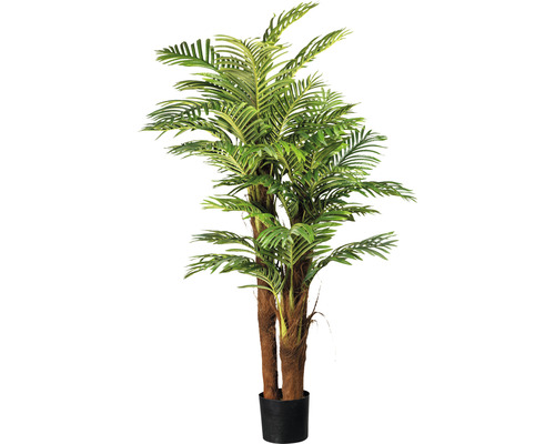 Kunstpalm Areca palm met stam H 160 cm groen