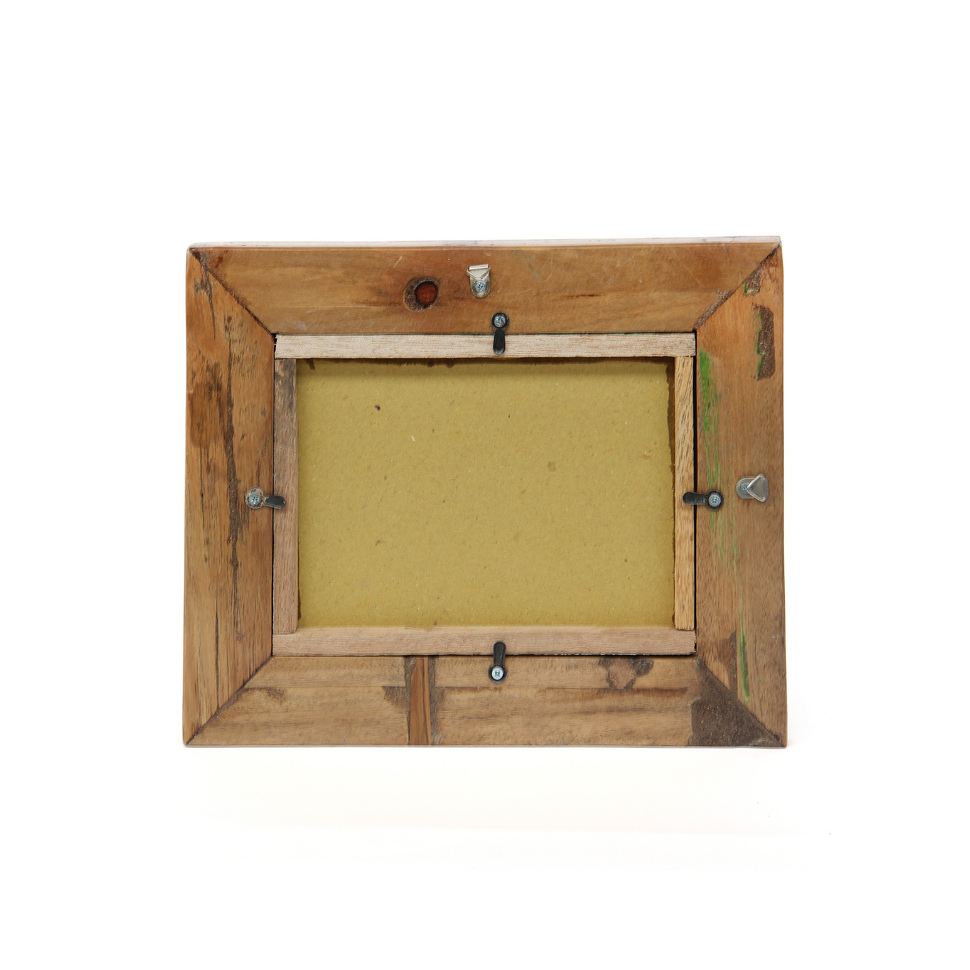 Fotorahmen aus Bootsholz, multicolor, T 3 cm, B 25 cm, H 20 cm von fischer's lagerhaus