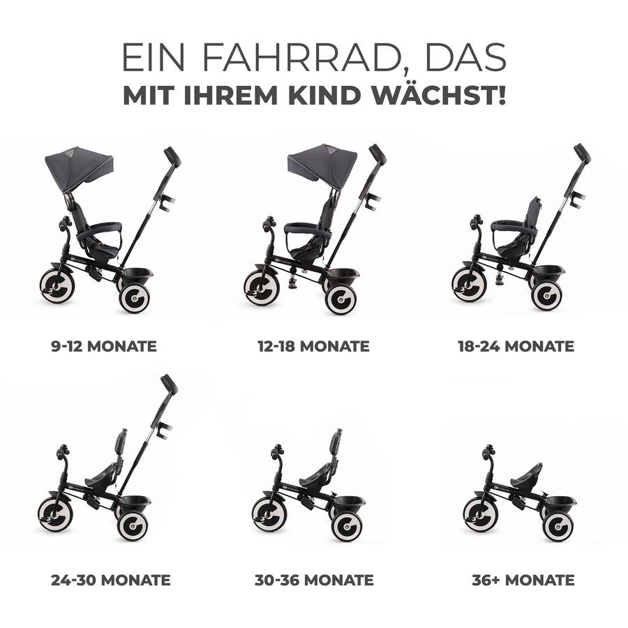 Kinderkraft Dreirad Aston, grau