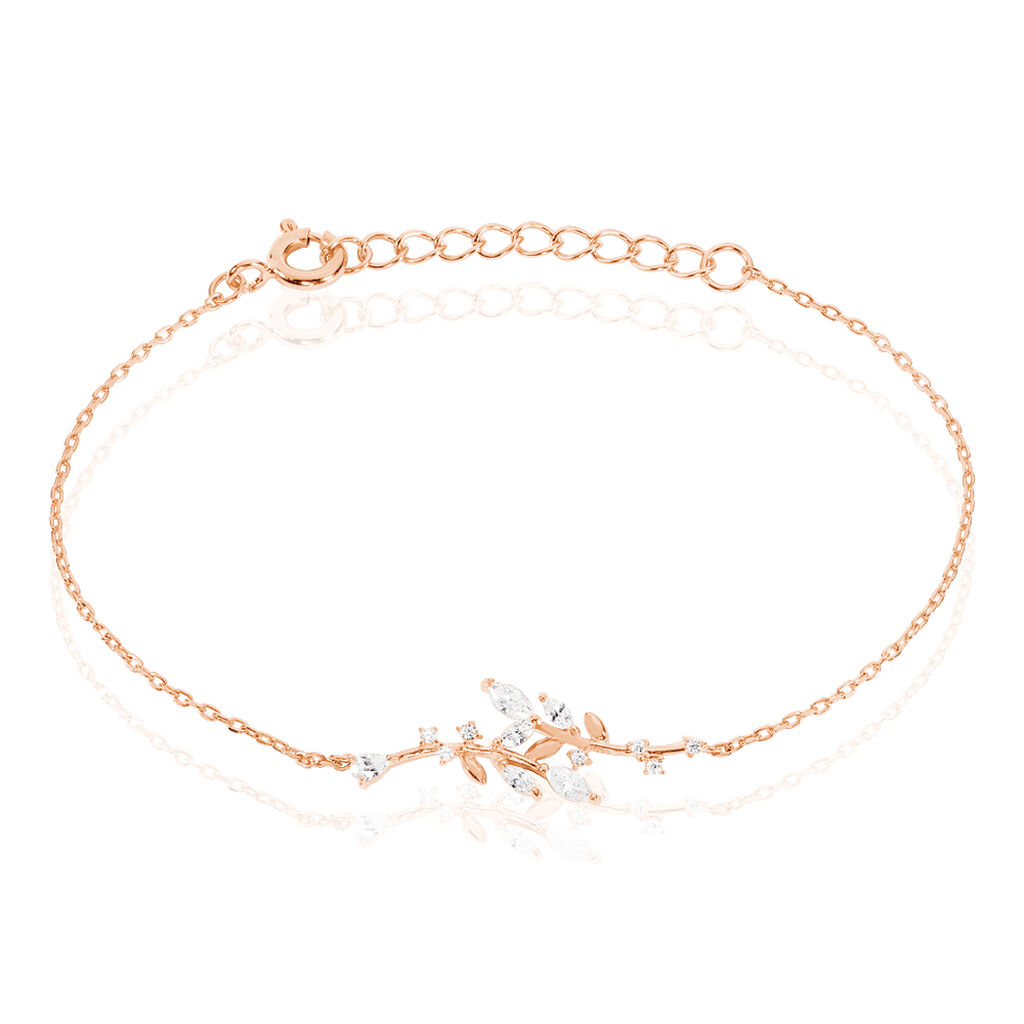 Bracelet Wendy Argent Rose Oxyde De Zirconium