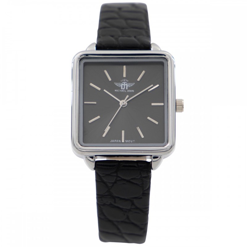 Montre Femme M. JOHN bracelet Cuir Noir