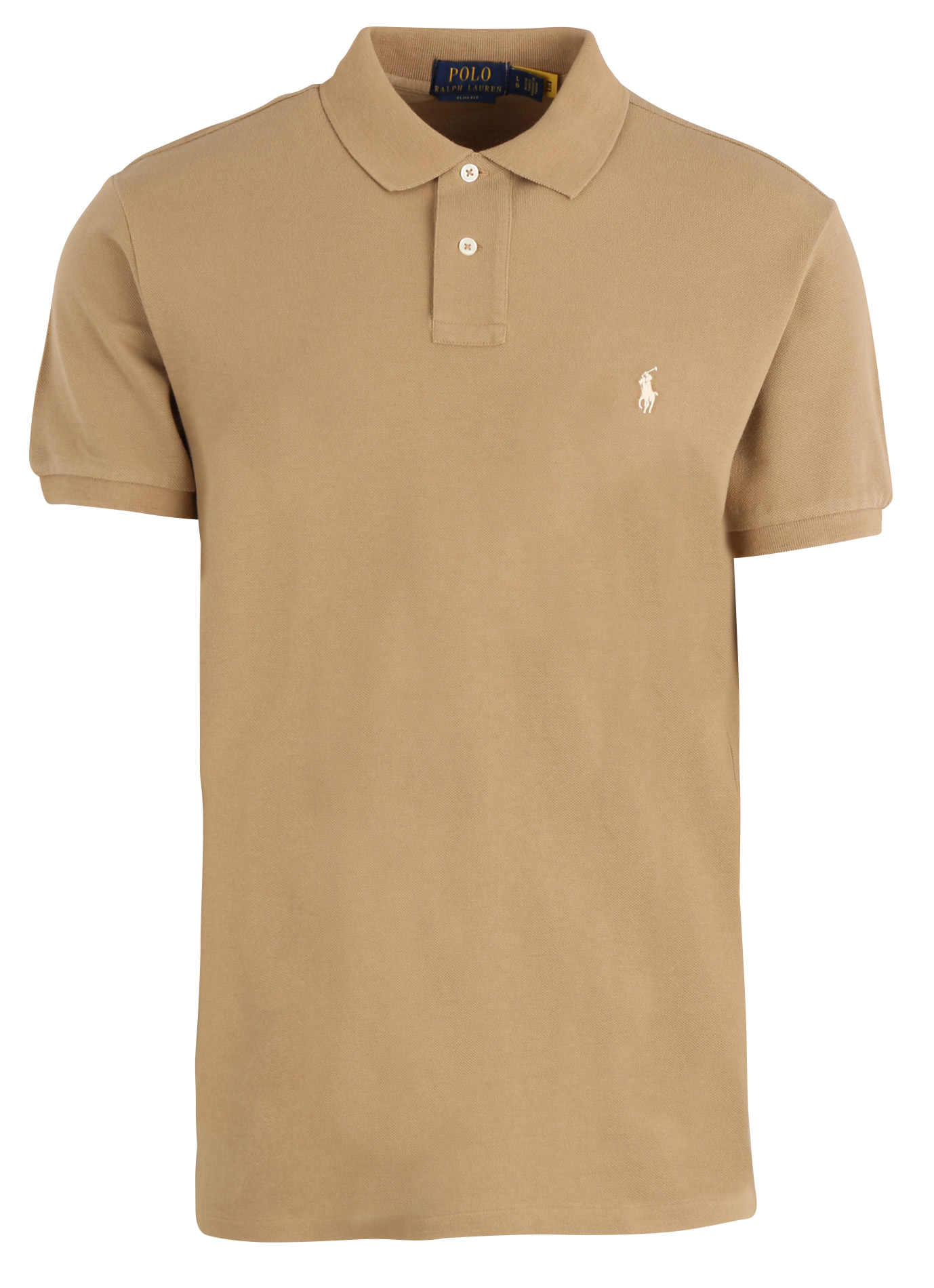 Polo slim-fit en coton | Beige