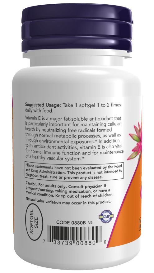 Now Foods Vitamin E-200 mit gemischten Tocopherolen