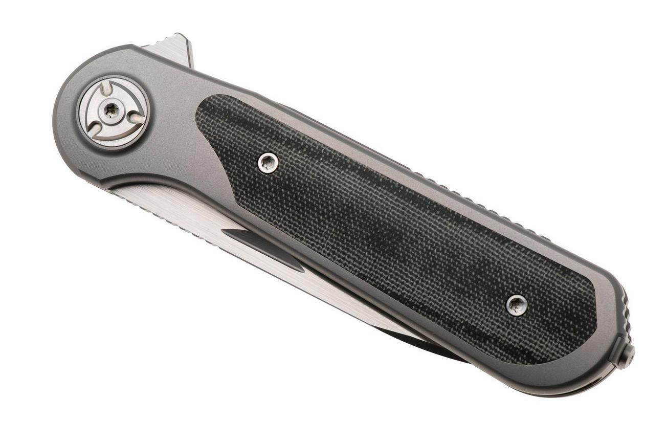 Liong Mah Zulu Black Canvas Micarta zakmes
