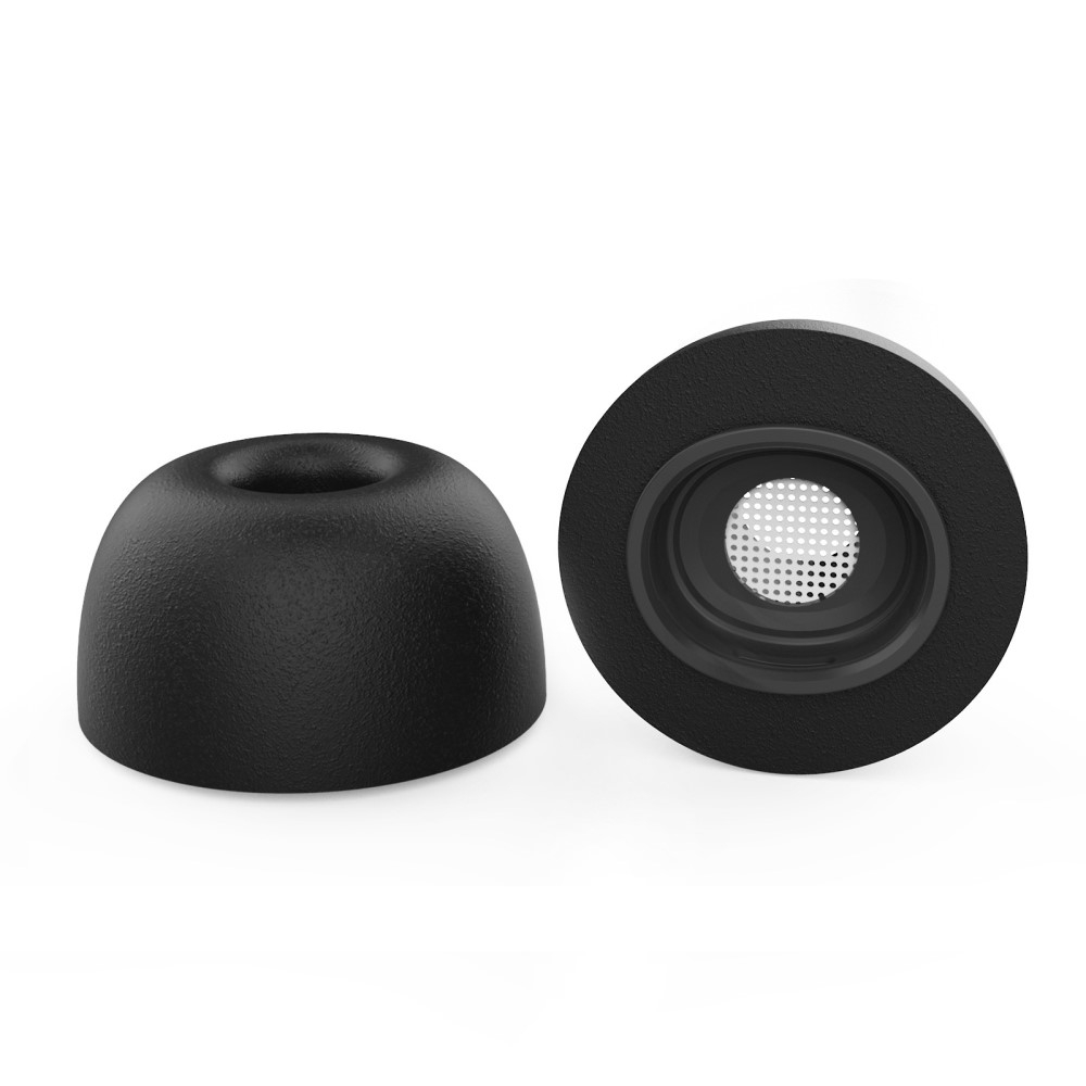 Gr. M Silikon Airpods Pro / Pro 2 Memory Foam Ohrpolster Eartips - Schwarz