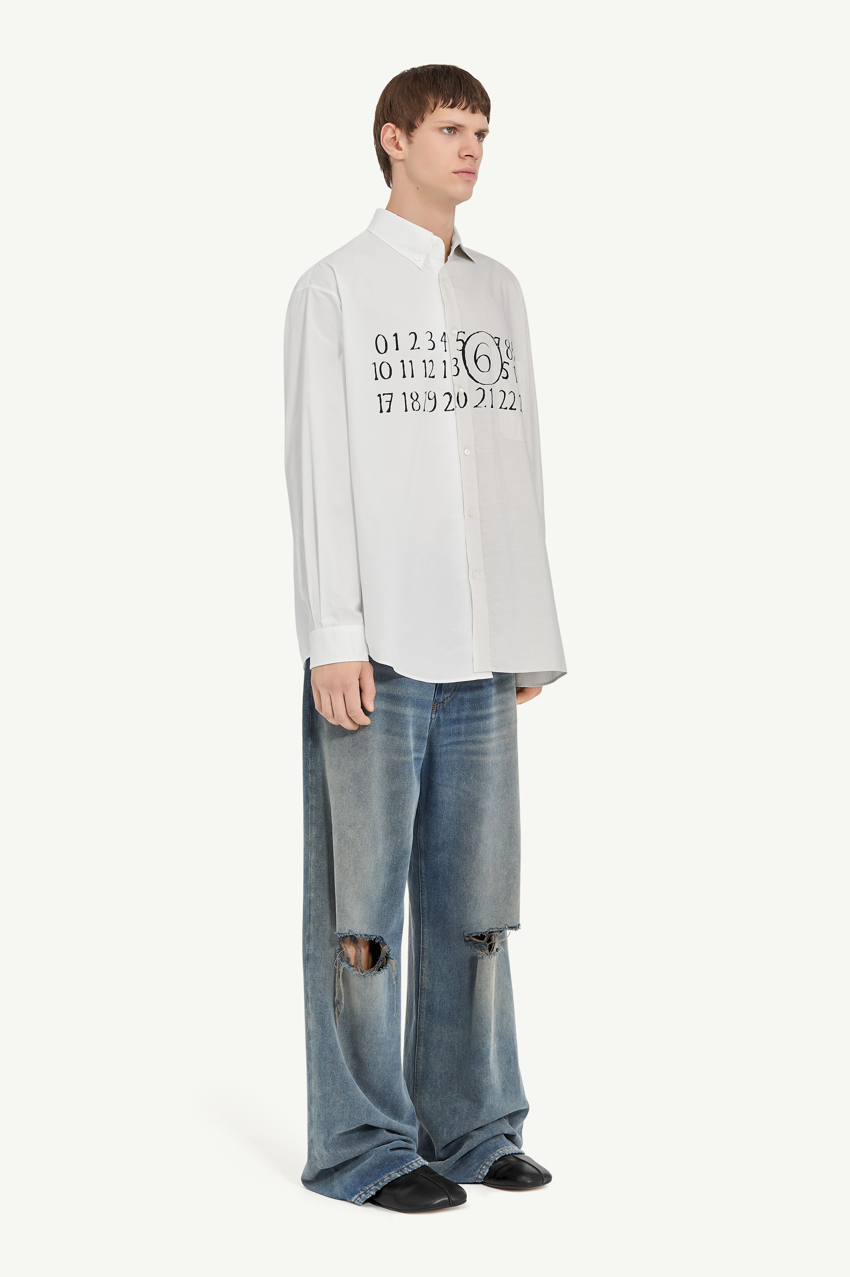 Chemise asymétrique Numeric