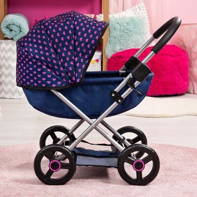Bayer Design Dukkevogn Cosy, Blå/Rosa