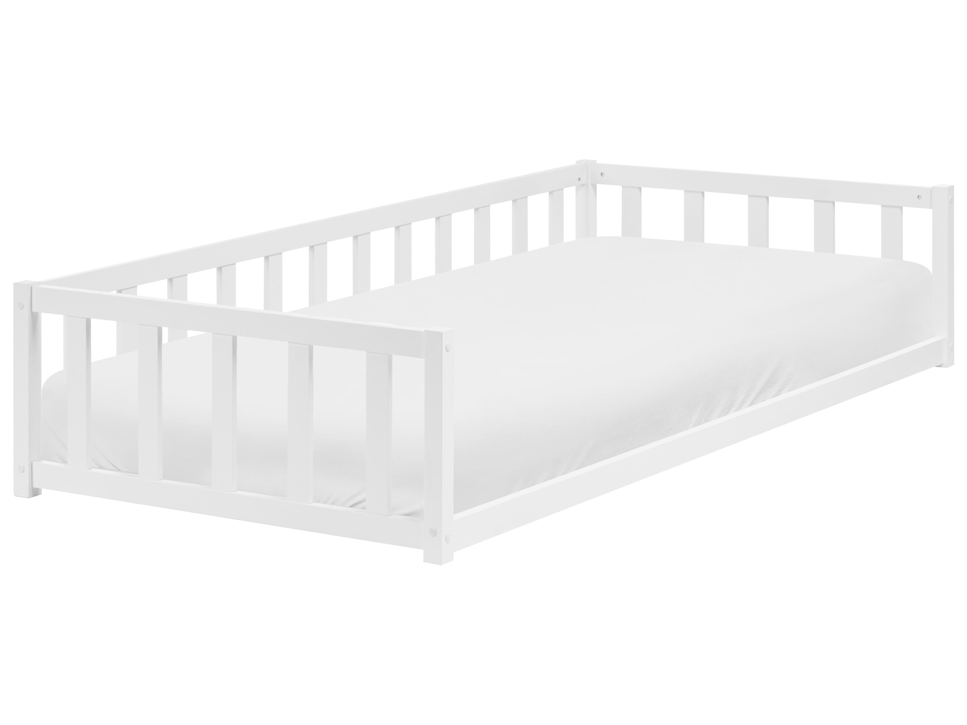 Kinderbed Dennenhout AURIBEAU 90 x 200 cm Wit