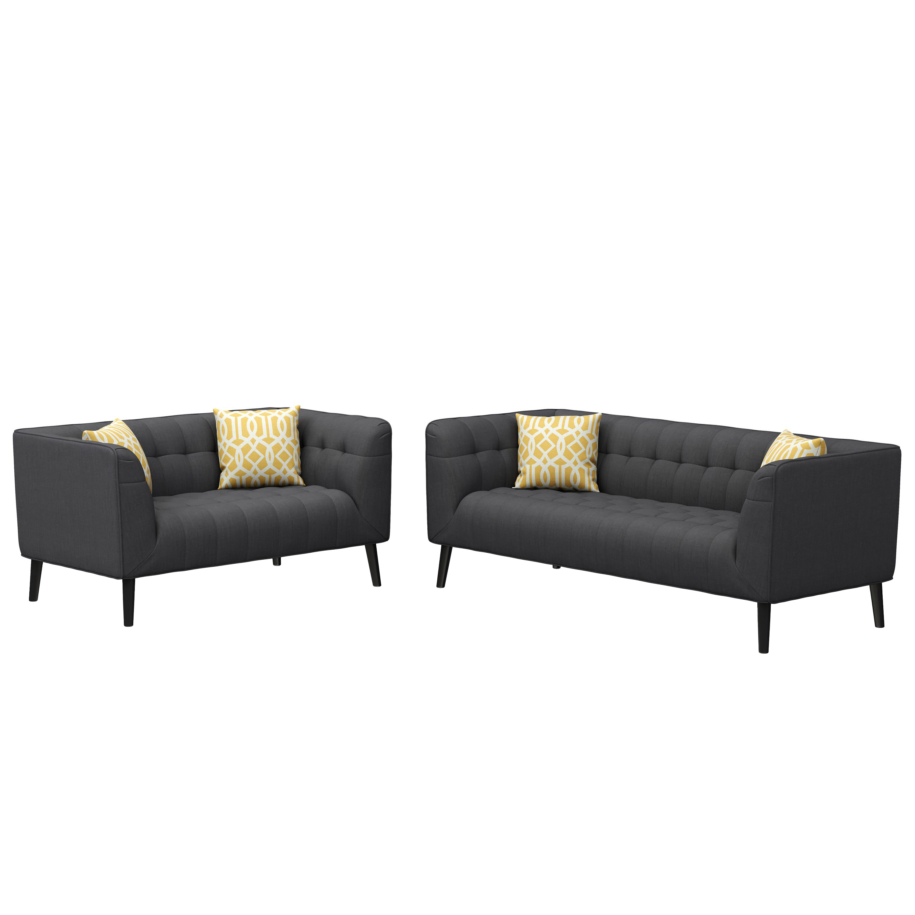 Sofa Set MERLIN anthrazit
