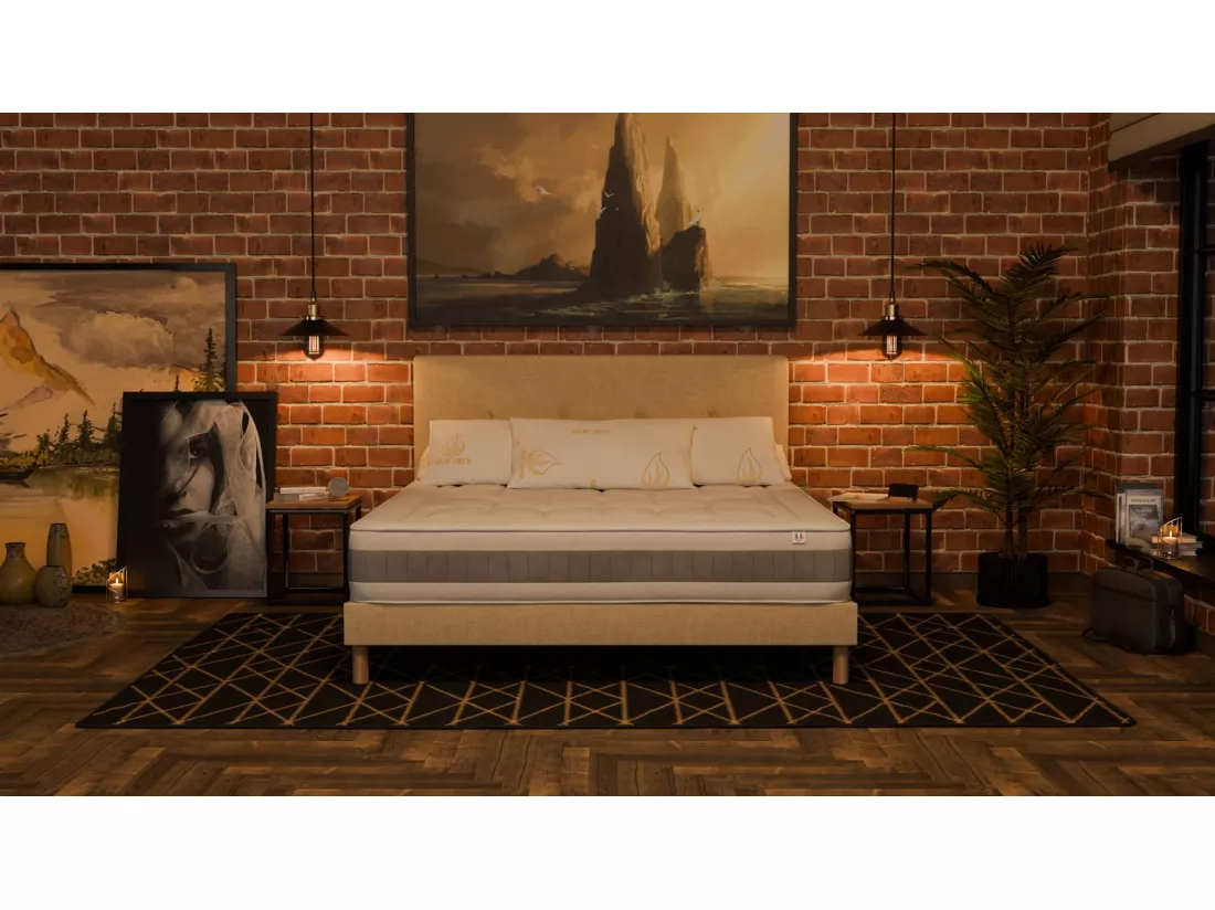 Matelas 160x200 Haven - Mémoire de Forme Haute Qualité - Mal de Dos - Épaisseur 30 - Confortable - Solides - Primo Douce Lune