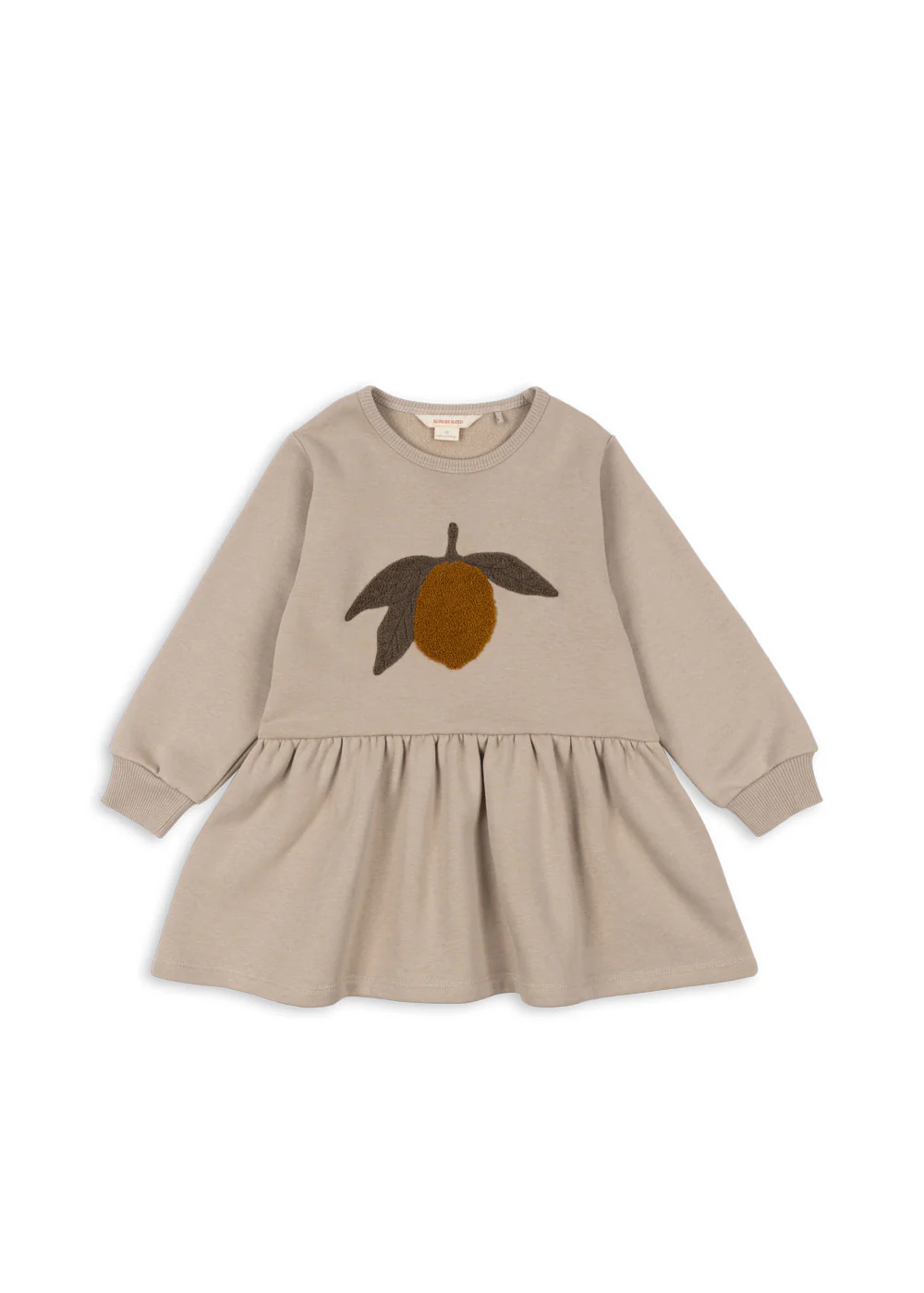 Lou sweaterkjole - oxford tan - 2Y
