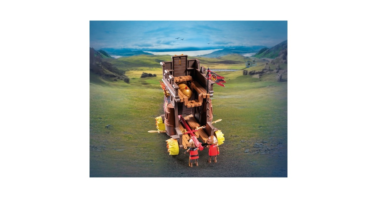 PLAYMOBILNovelmore - Burnham Raiders Strijdwagen met Vuurkanon Constructiespeelgoed  (71643)