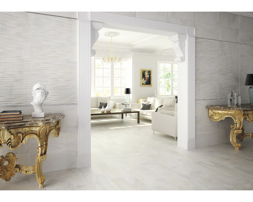 Porseleinen tegeldecoratie Dubai parel 32 x 62,5 cm