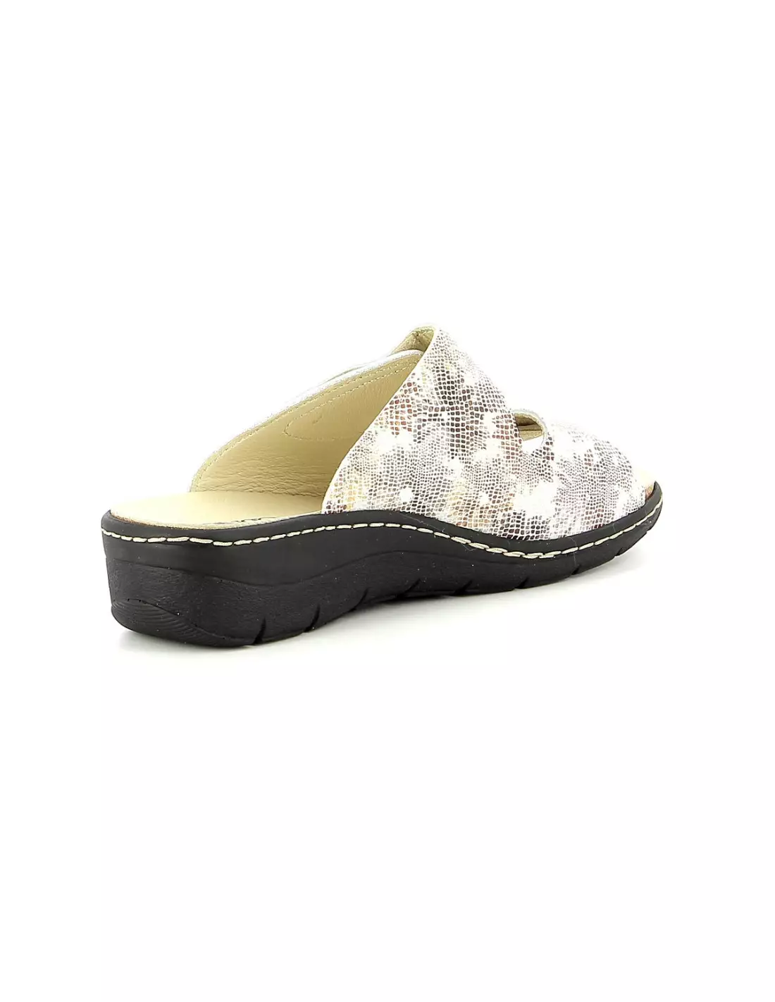 LONGO LONBOURRY 1019280 BEIGE MULTI - Mules & sabots Beigemulti