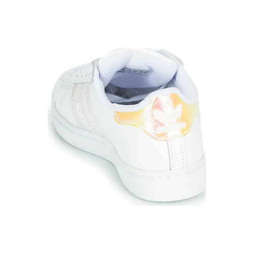 adidas Originals - SUPERSTAR C - Blanc / Iridescent