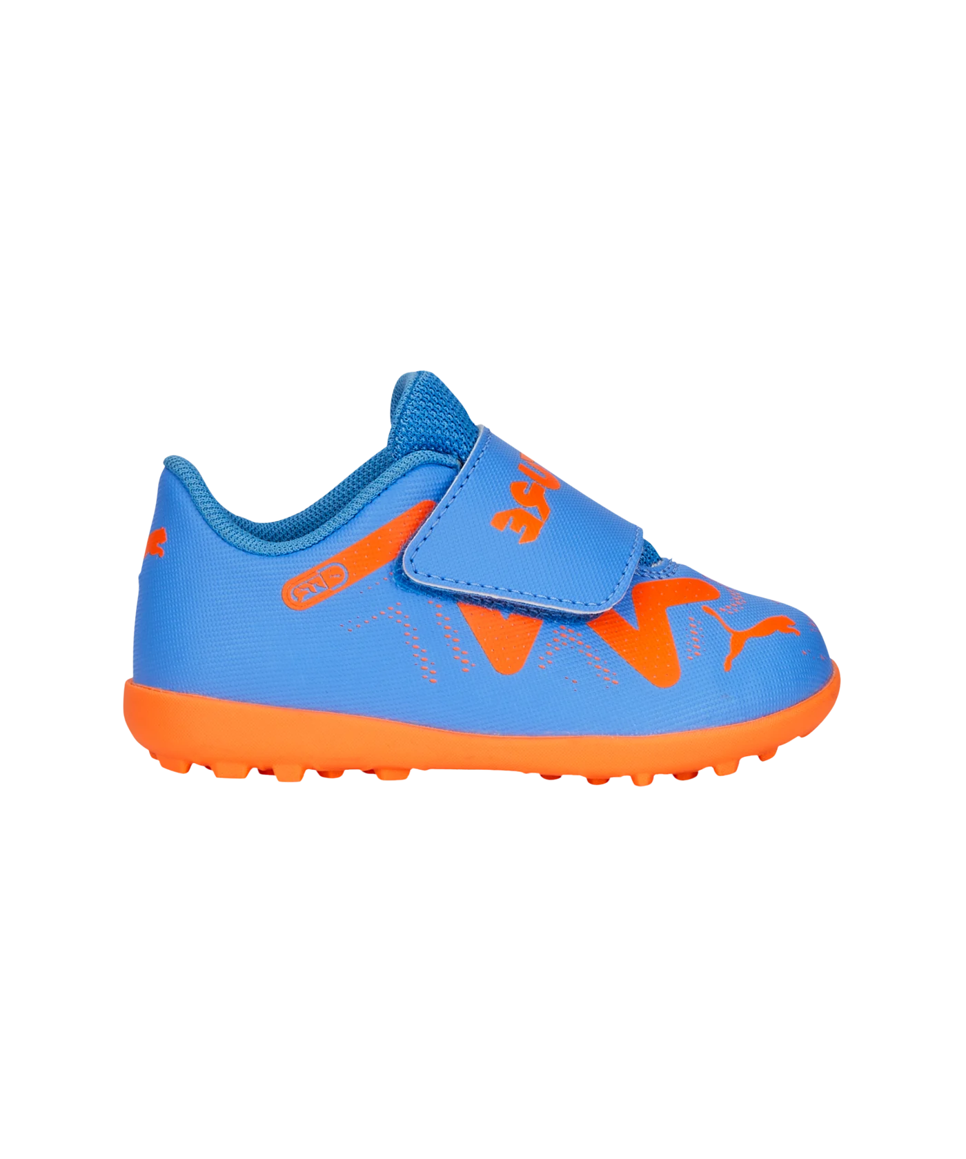 PUMA FUTURE Play TT V Supercharge Baby Jr Kids Blau Orange F01