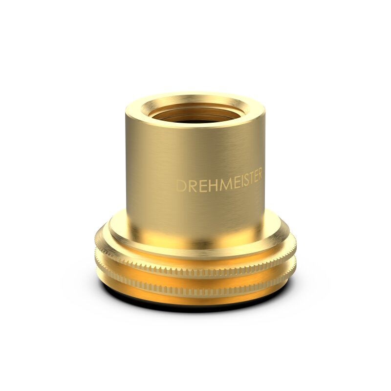 DREHMEISTER ACME Gasflaschen Adapter Campinggas Adapter W21,8x1/14 LH - 38,8mm