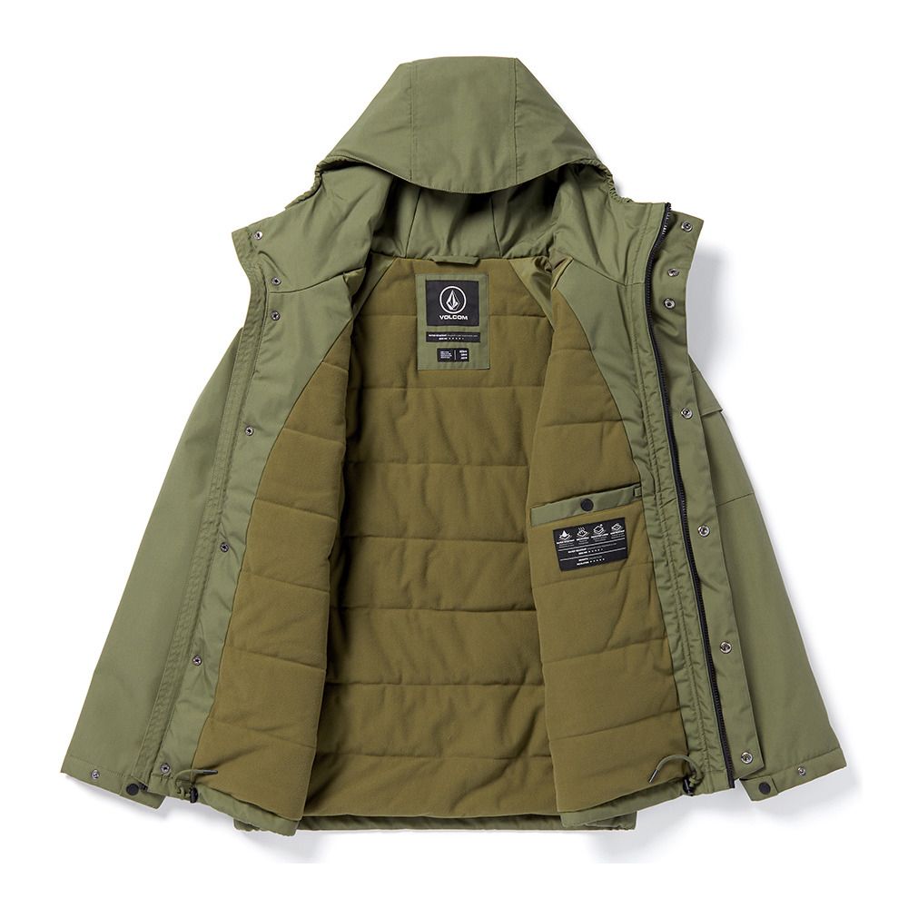 Volcom STOKE STONE II 5K - Veste Homme wintermoss