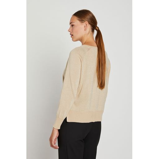 PBO Bekka Striktrøje, Light Gold, M