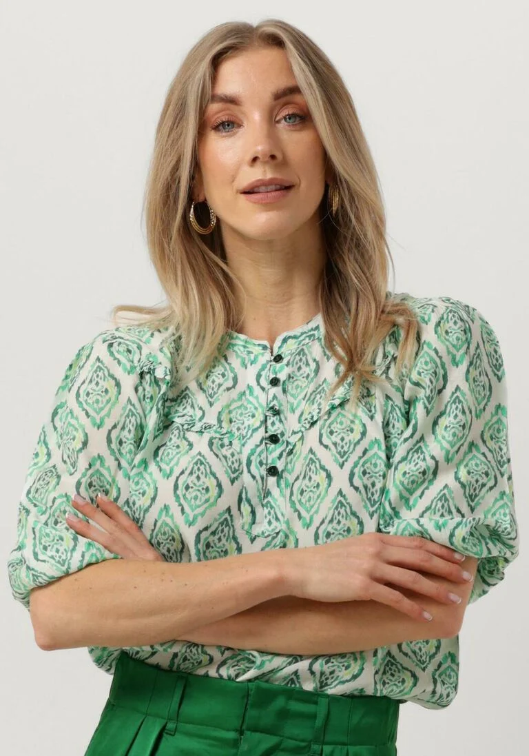 MOLIIN groene moliin blouse hillary