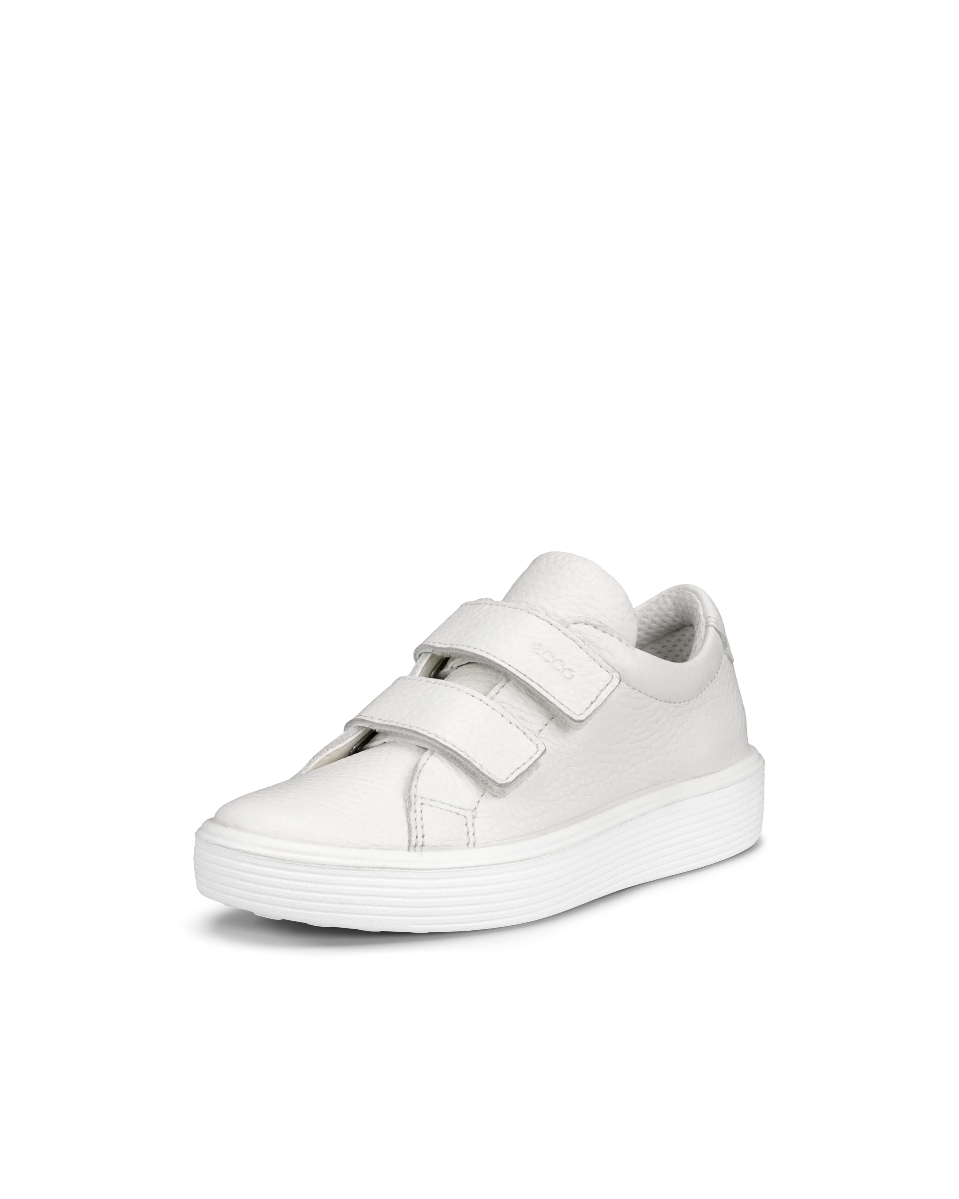ECCO SOFT 60 K Kinder Ledersneaker Weiß
