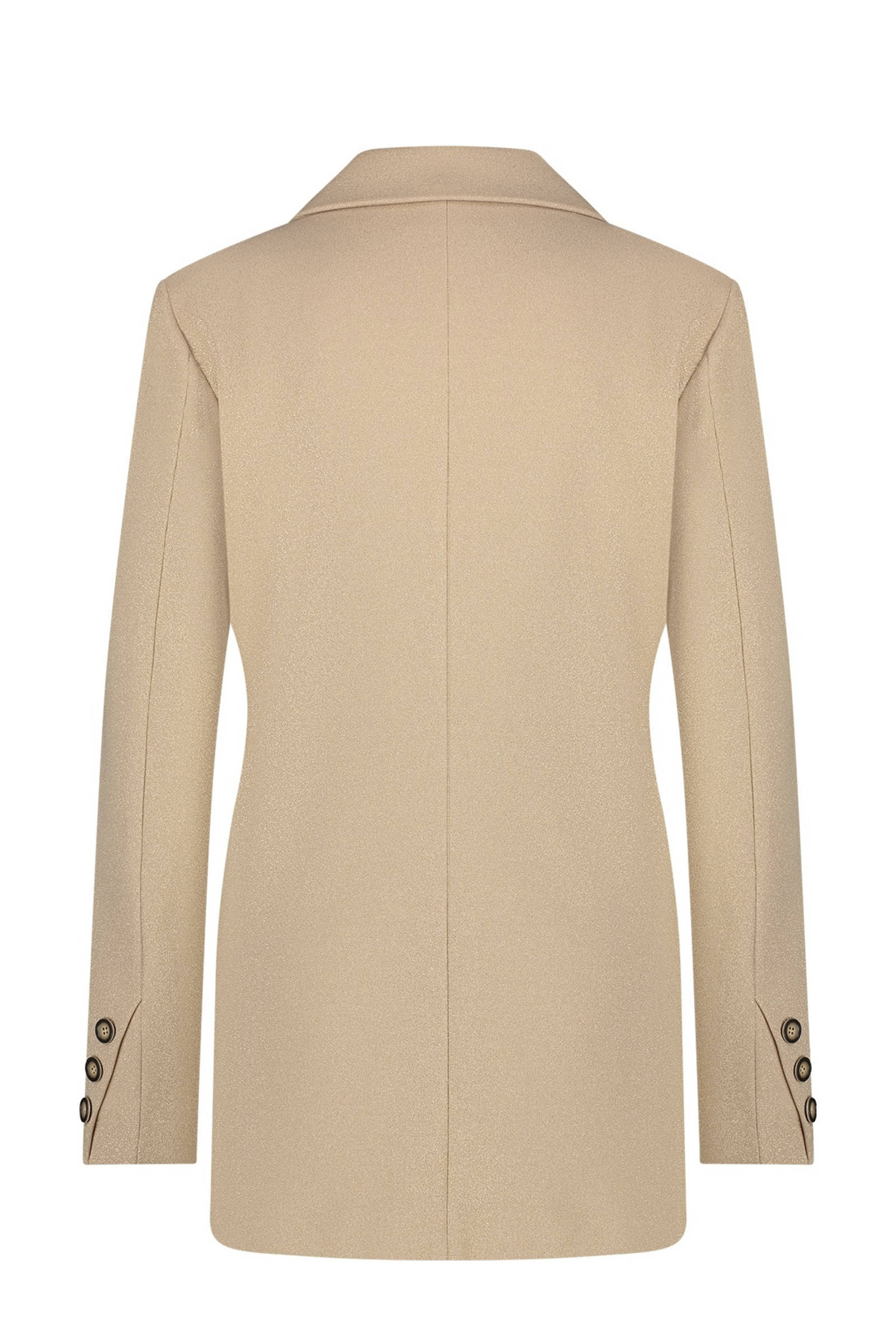 NUKUS rechtvallende blazer Close goud