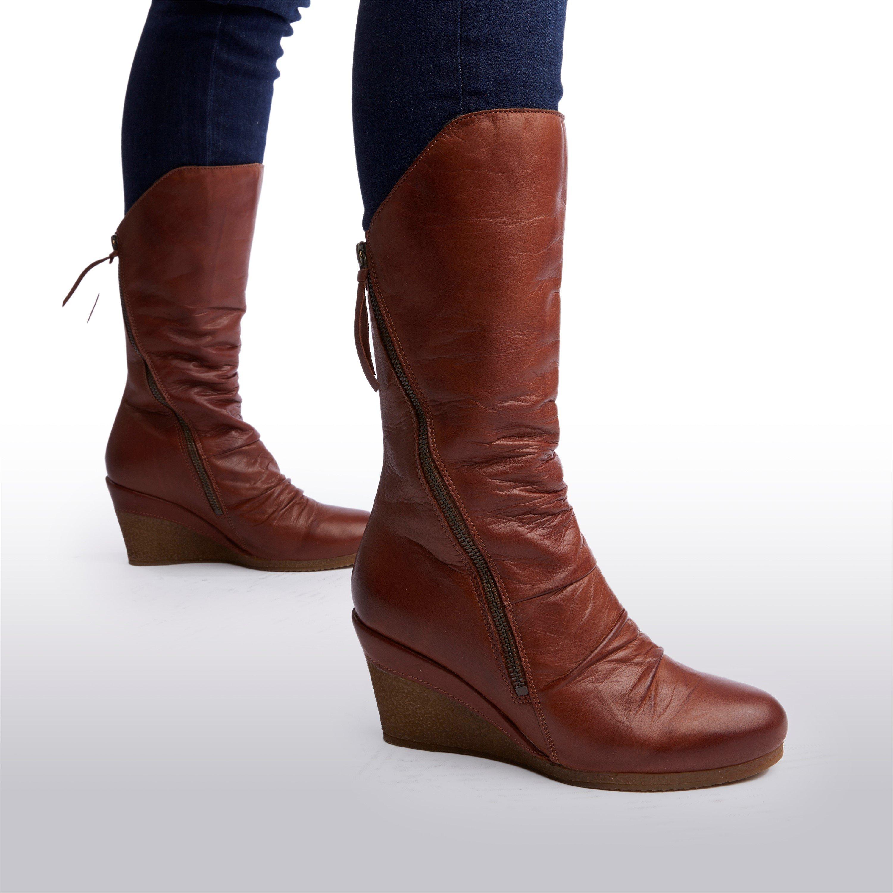 Moda in Pelle Lamilla Wedge Boots