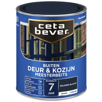 CetaBever Meesterbeits Deur & Kozijn zijdeglans dekkend gelders blauw 750 ml