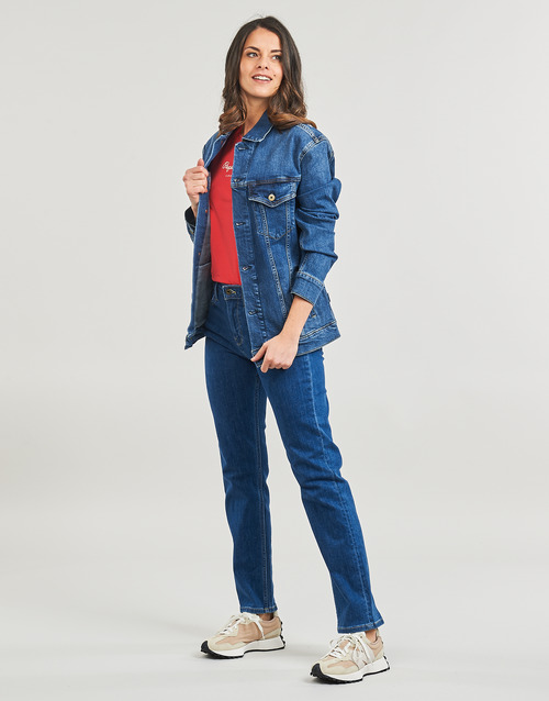 Pepe jeans - BOYFRIEND JACKET - Bleu