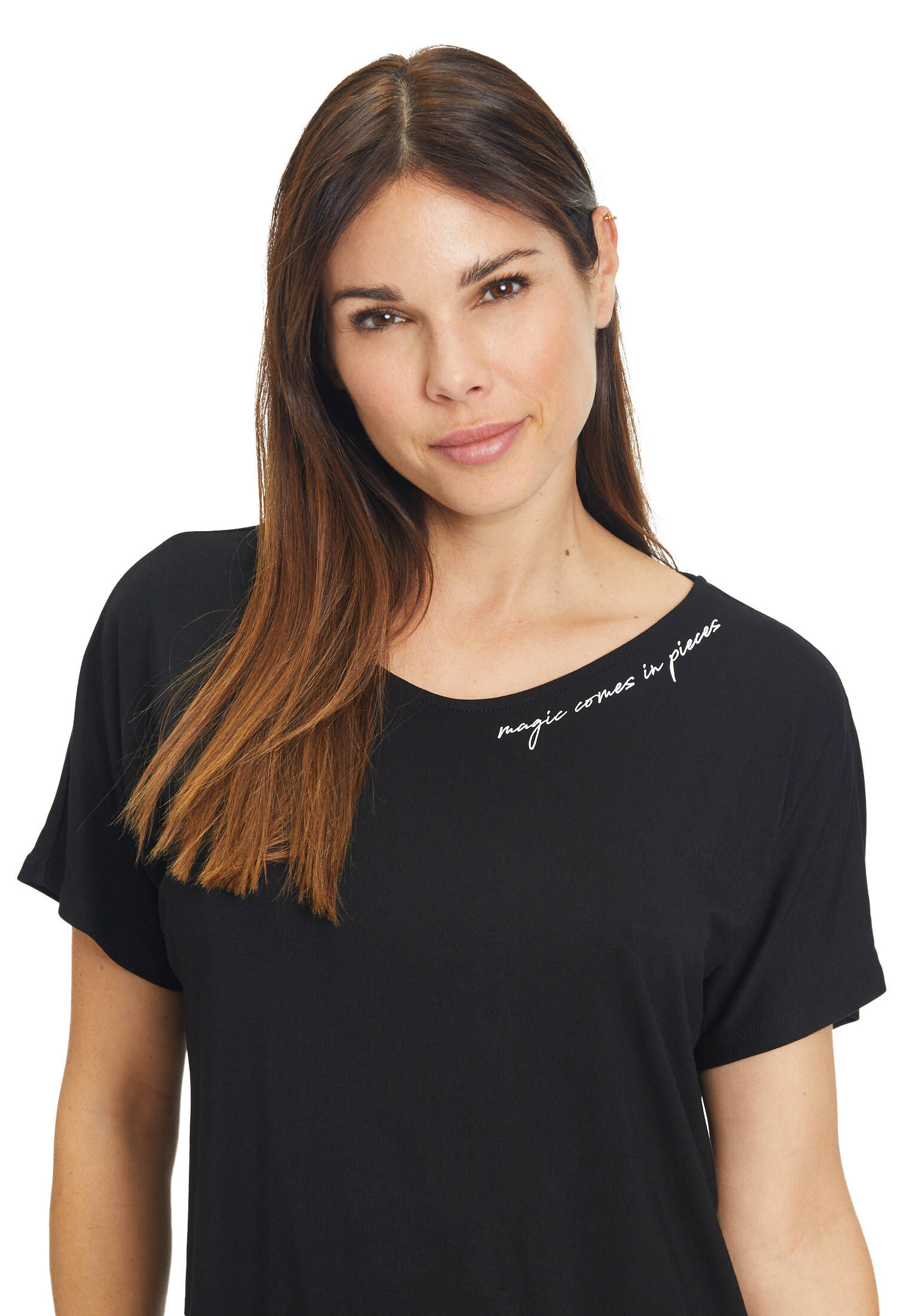Betty Barclay| Damen Oversize-Shirt mit V-Ausschnitt