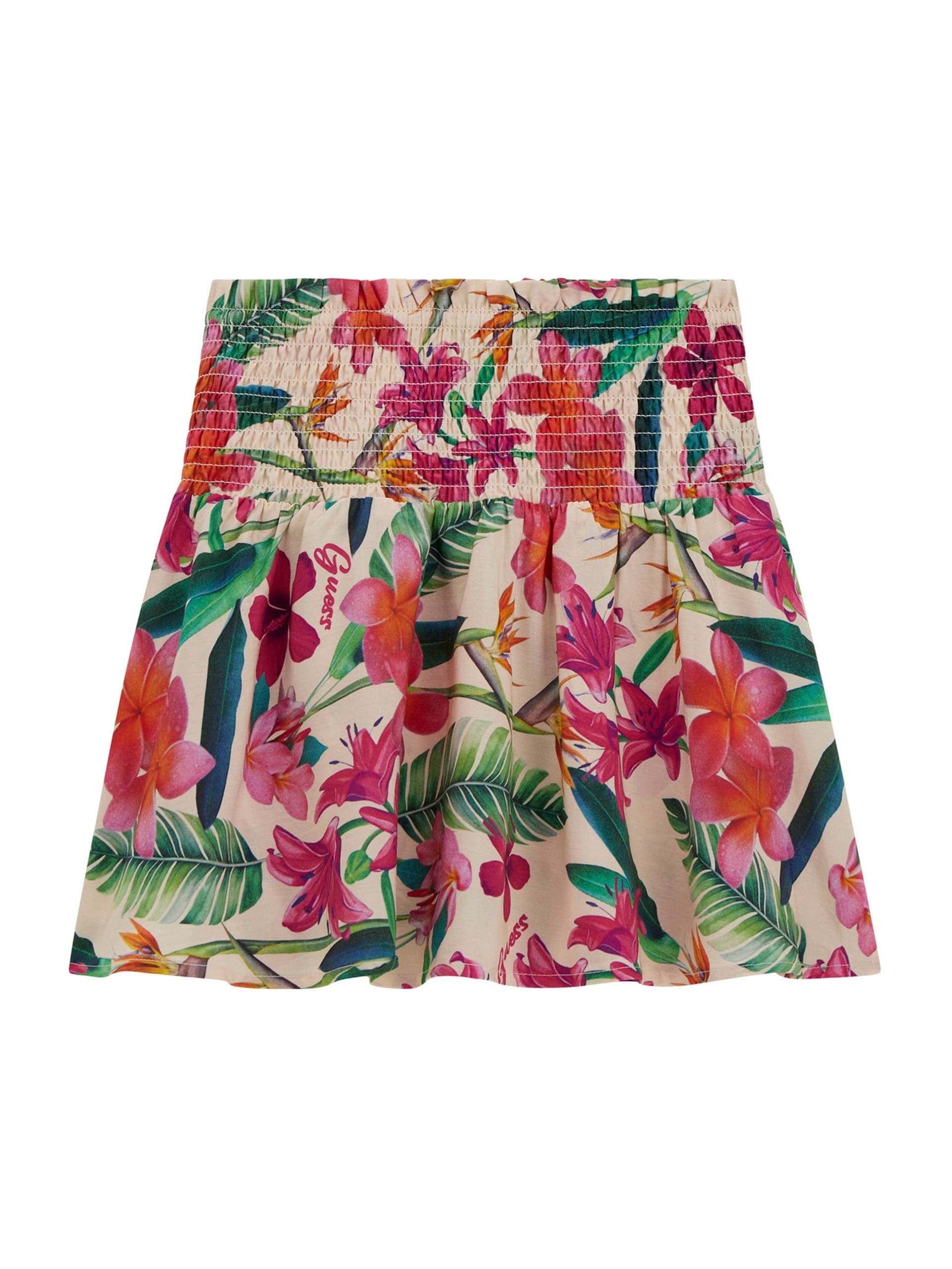 Saia floral em popeline ecológica (7-16)