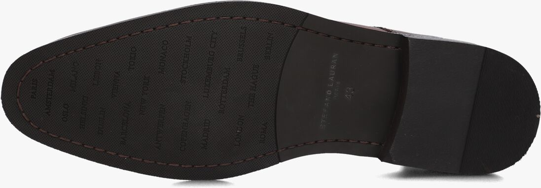 cognac stefano lauran veterschoenen 92301