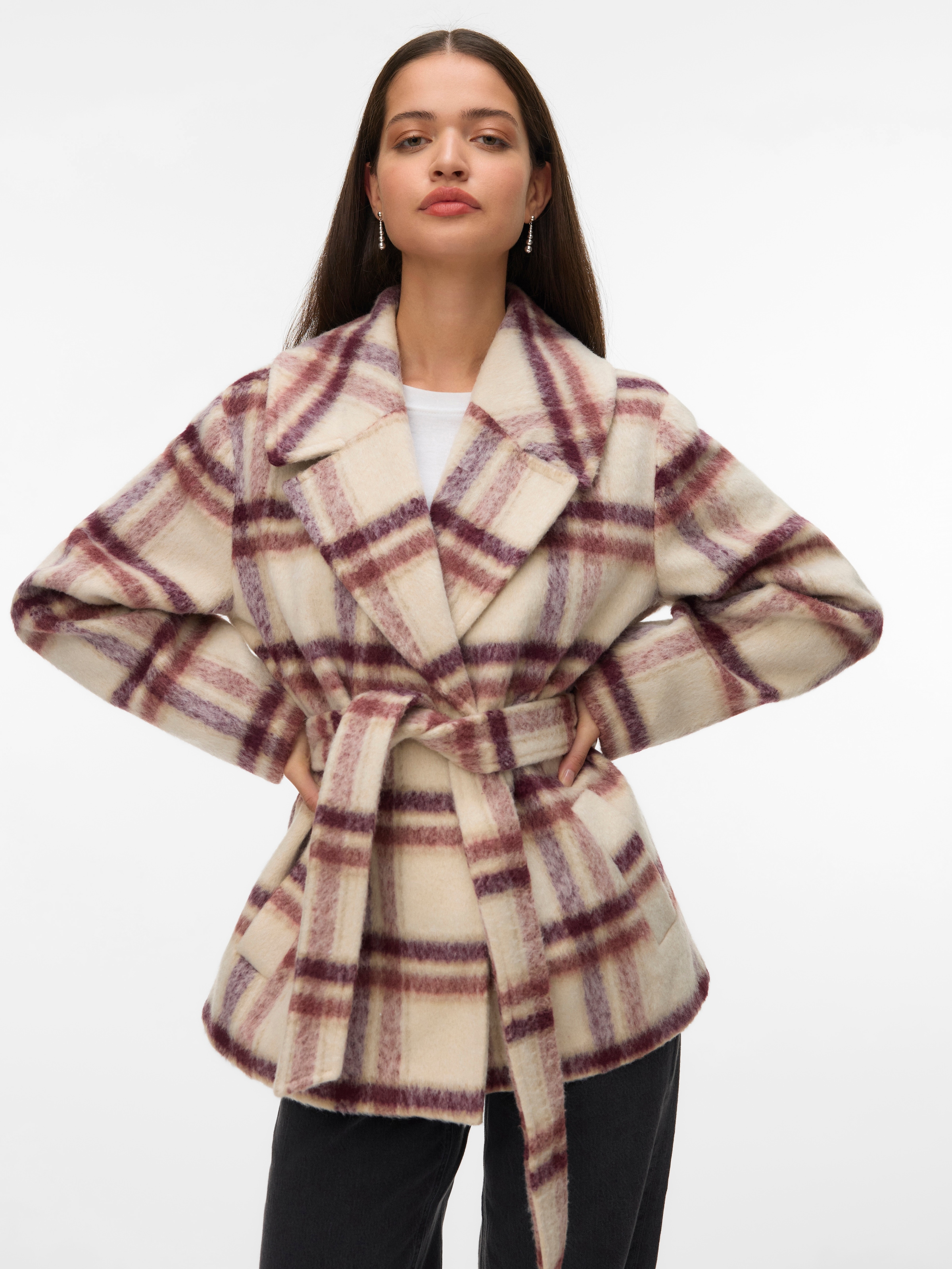 Vero Moda Kurzjacke »VMVERA SHIRLEY CHECK JACKET BOO«