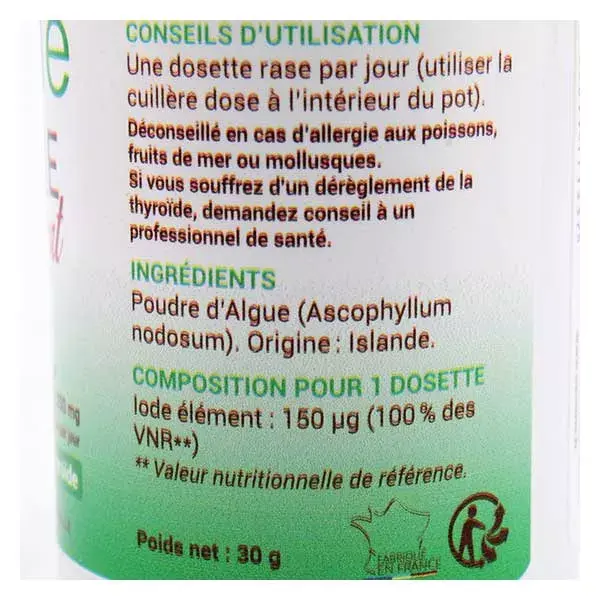 Oemine Iode Algue Fort 30g