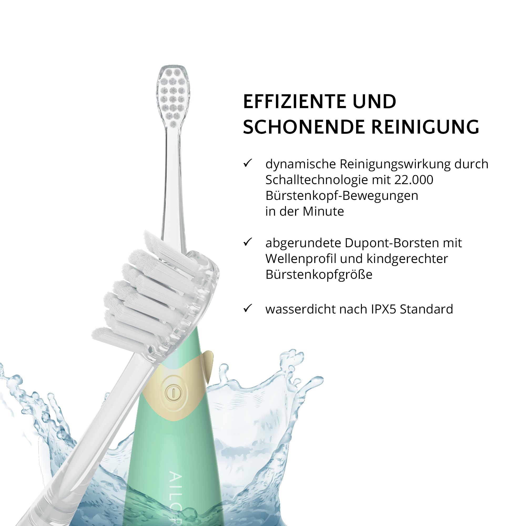 AILORIA BUBBLE BRUSH Kinder-Schallzahnbürste