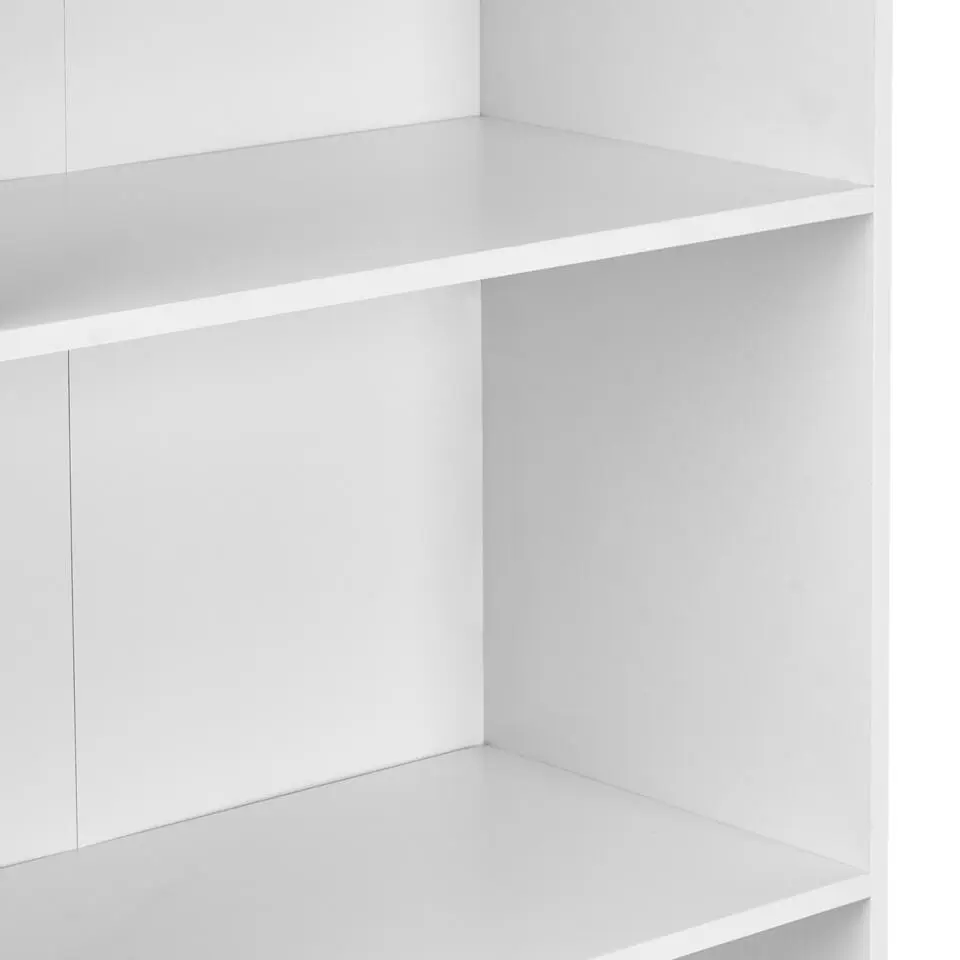 WINNIPEG - Boekenkast 5 planken - Wit - Vezelplaat