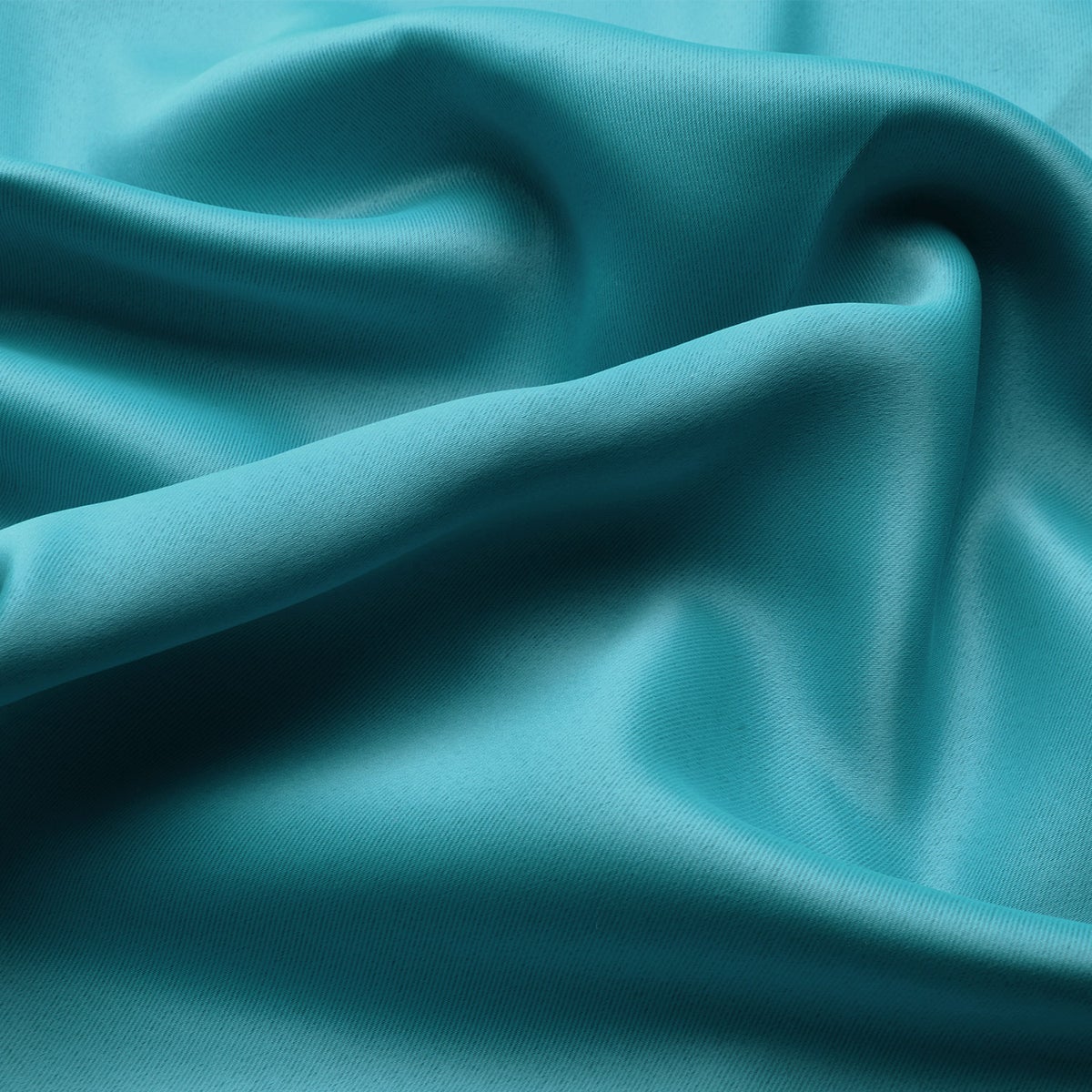 Beautissu Amelie BO Gordijn met Ring 140x245cm Turquoise (set van 2)