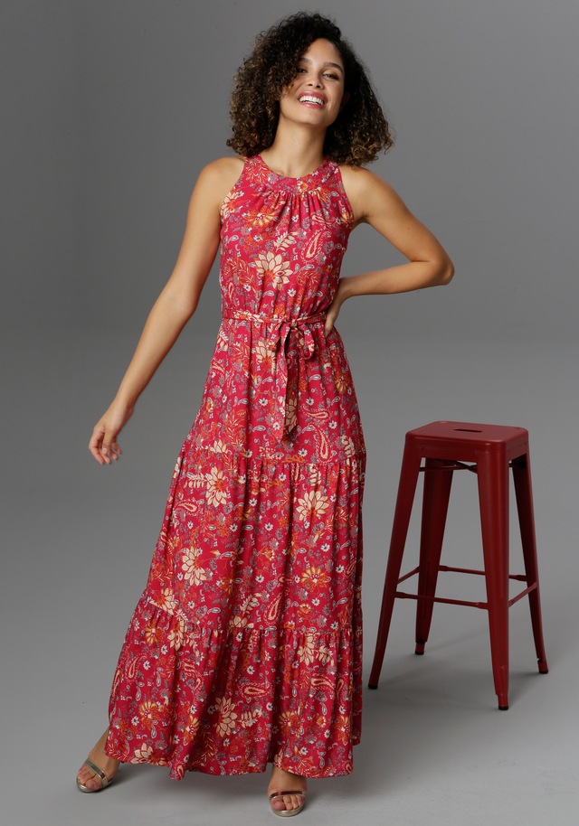 Aniston CASUAL Sommerkleid mit fantasievollem Blumendruck