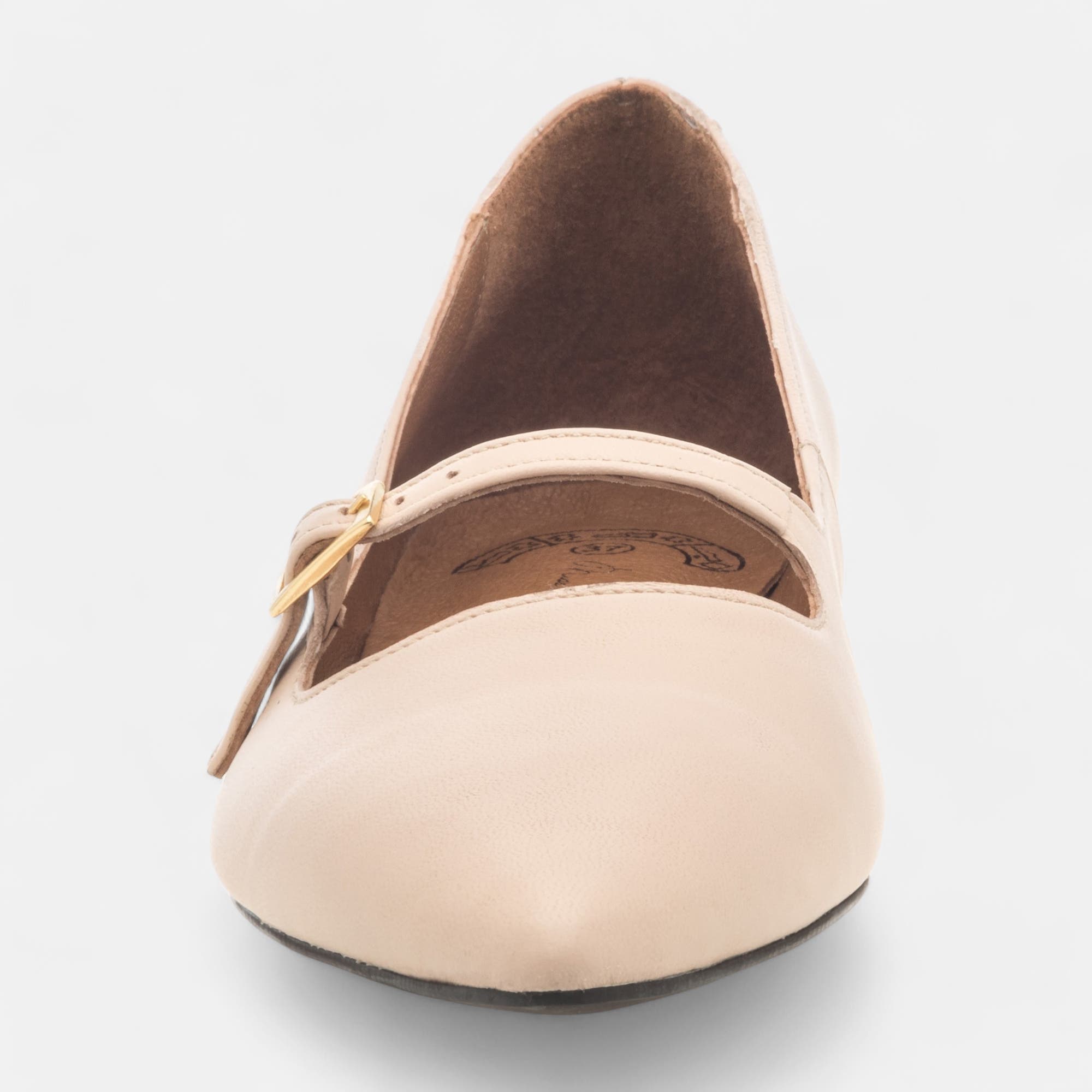 Ballerines Femme en cuir neutre