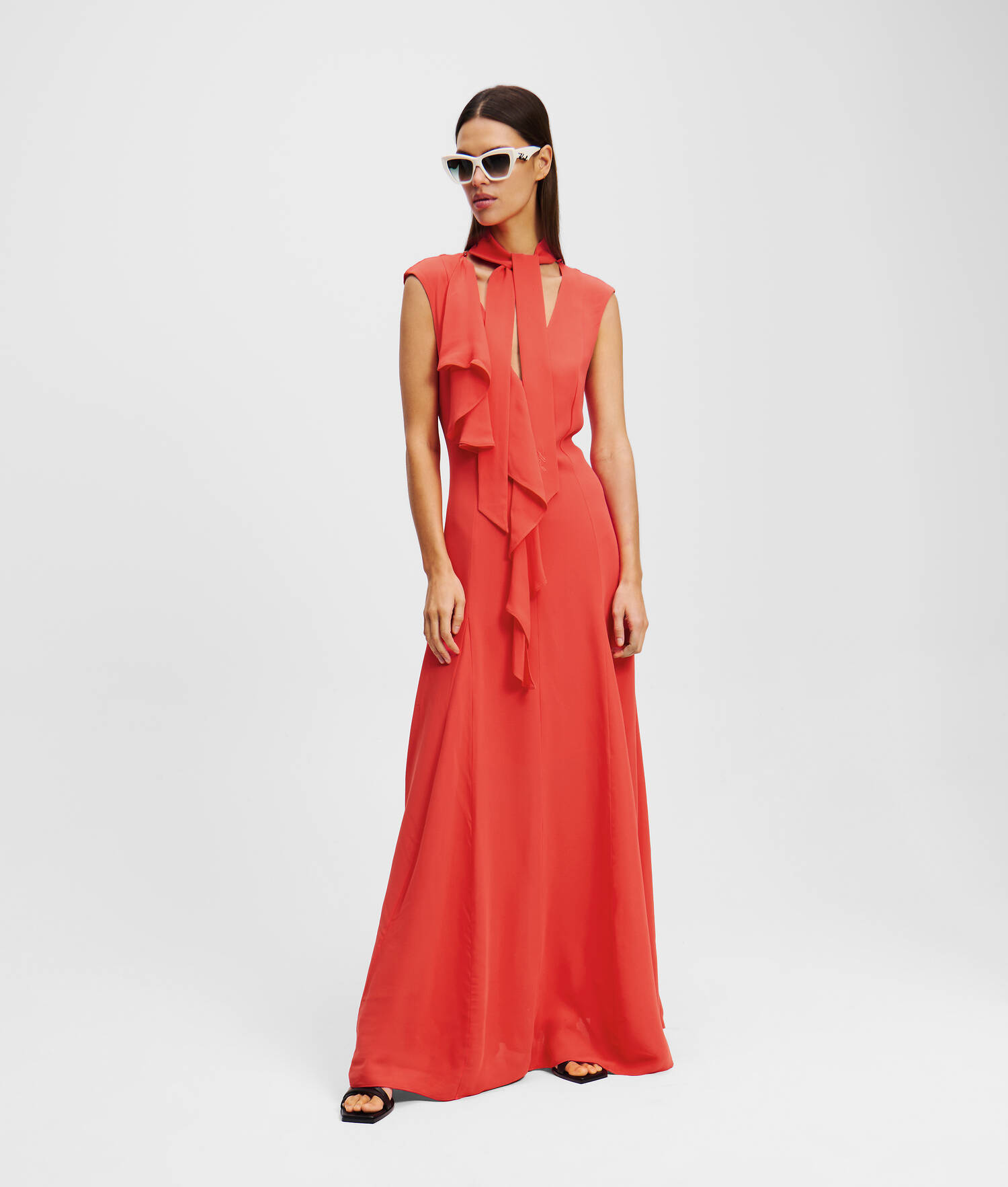 ROBE À VOLANTS - Hibiscus