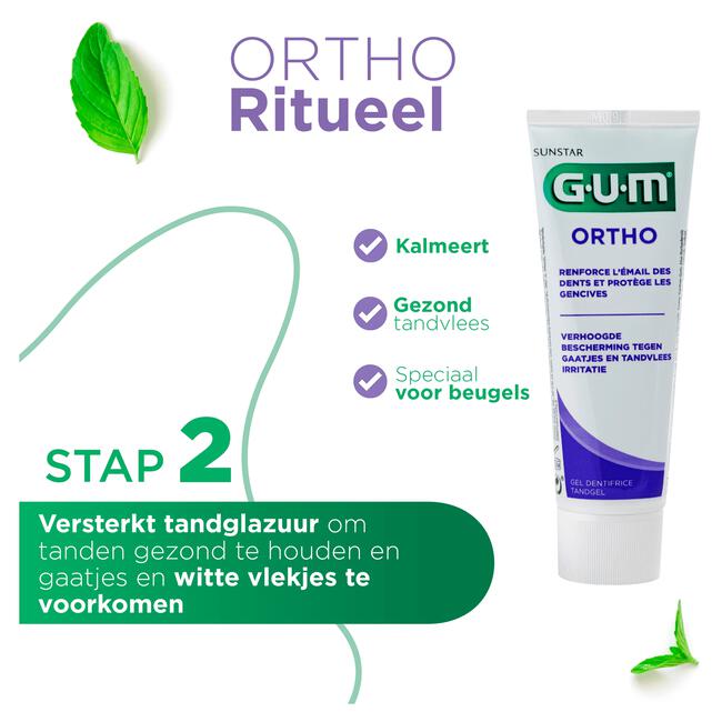 GUM Ortho Tandpasta 75 ml