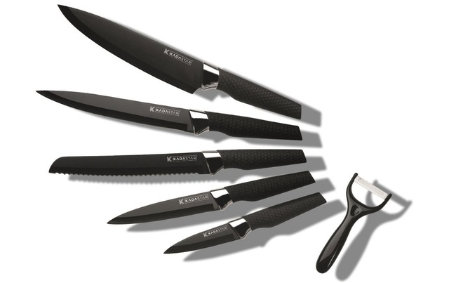 Kadastar Messer-Set »Premium Black 6«