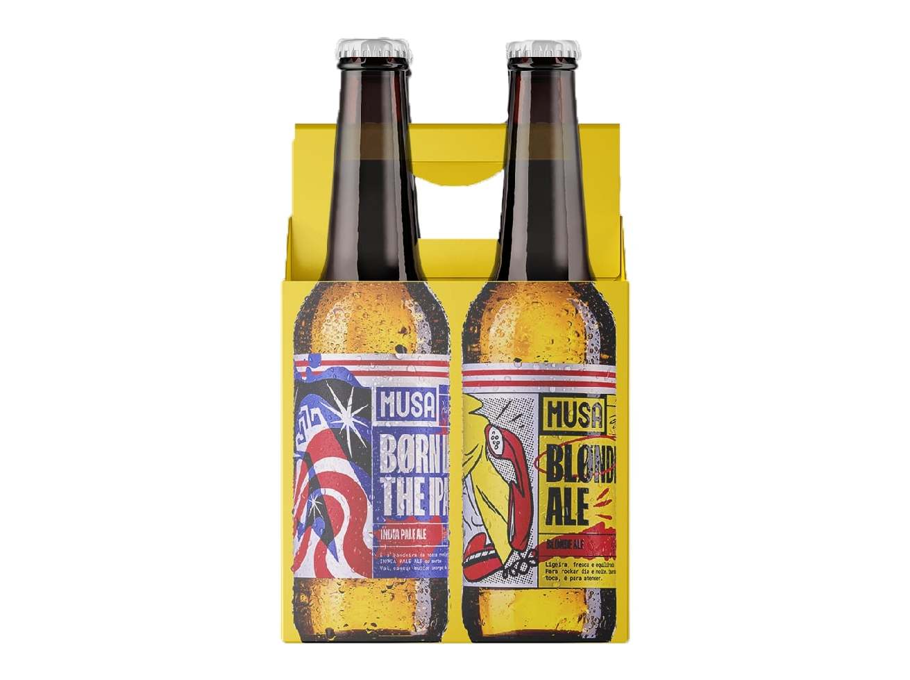 CERVEJA ARTESANAL MUSA PACK VERÃO 4X33CL