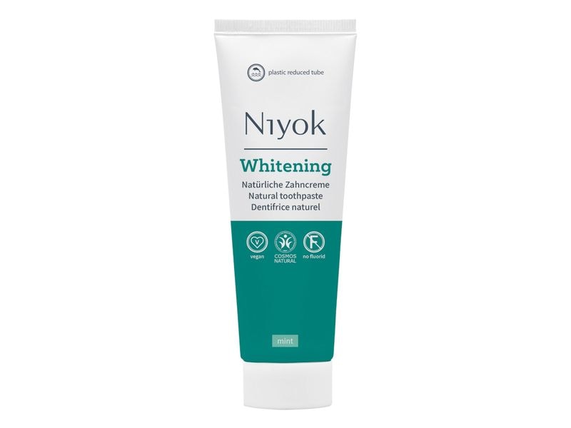 Niyok Zahncrème Whitening Mint 75 ml Schonende Whitening-Zahnpasta