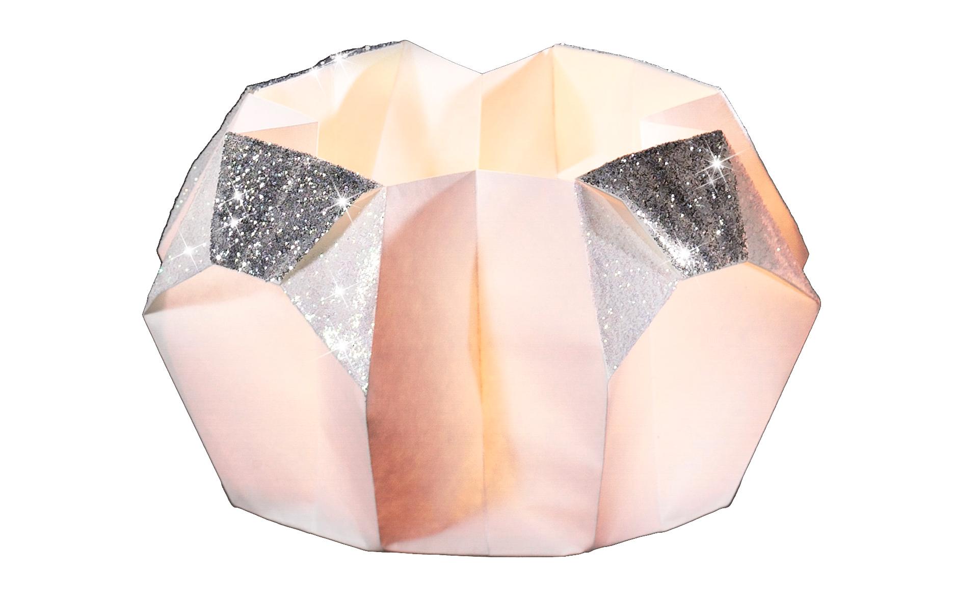 Faltblätter 33 x 33 cm, 80 g/m², 12 Stück, WeissOrigami Lichterpapier zum Basteln