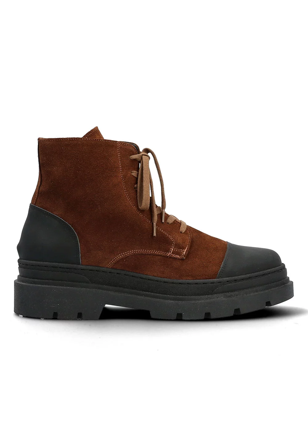BOOTS TONIO VELOURS MARRON